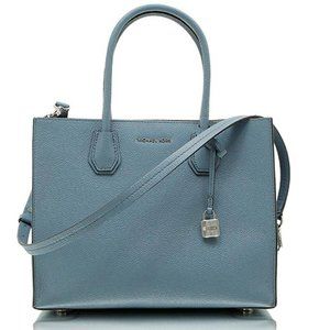 Michael Kors Mercer Tote Blue New with Tag Holiday Sale Offers Welcome